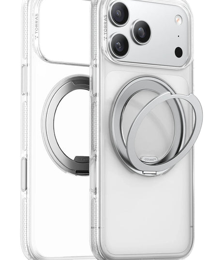 iPhone 17 Pro/18 Pro O Stand R Fitness Serisi Magsafe Kılıf - Şeffaf 2