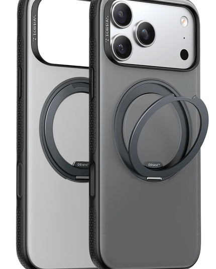 iPhone 17 Pro/18 Pro O Stand R Fitness Serisi Magsafe Kılıf - Siyah 2