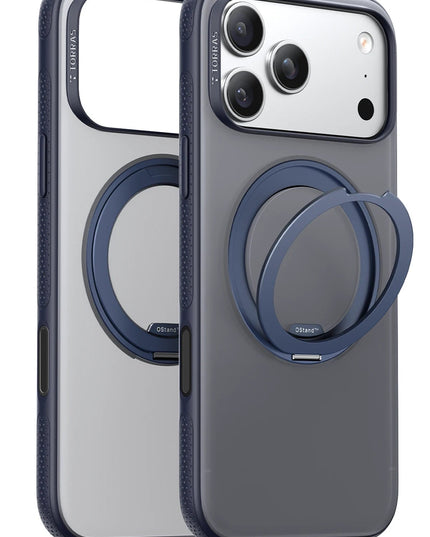 iPhone 17 Pro/18 Pro O Stand R Fitness Serisi Magsafe Kılıf - Lacivert 2