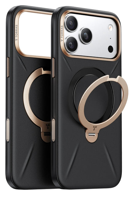 iPhone 17 Pro/18 Pro O Stand Spin VegSkin Serisi Magsafe Kılıf