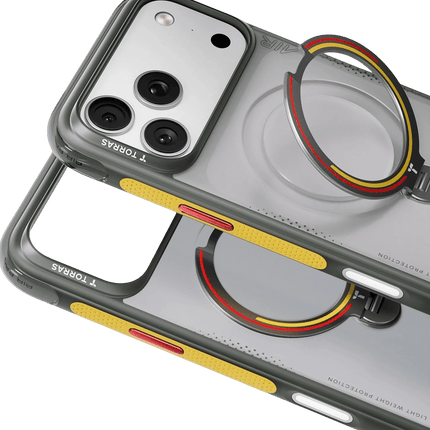 iPhone 17 Pro/18 Pro OStand Q3 Air World Cup Serisi Magsafe Kılıf - Gri 2