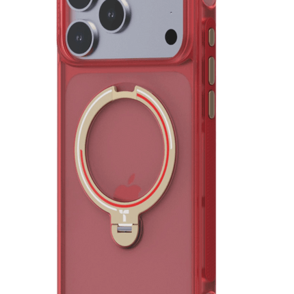 iPhone 17 Pro/18 Pro OStand Q3 Air World Cup Serisi Magsafe Kılıf - Kırmızı 2 2