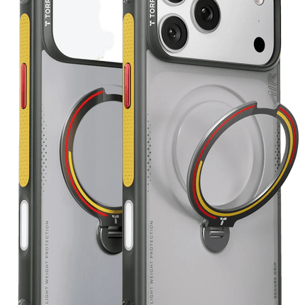 iPhone 17 Pro/18 Pro OStand Q3 Air World Cup Serisi Magsafe Kılıf - Gri