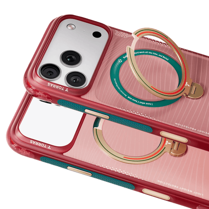 iPhone 17 Pro/18 Pro OStand Q3 Air World Cup Serisi Magsafe Kılıf - Kırmızı 2