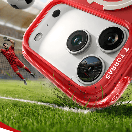 iPhone 17 Pro/18 Pro OStand Q3 Air World Cup Serisi Magsafe Kılıf - Kırmızı 2 8