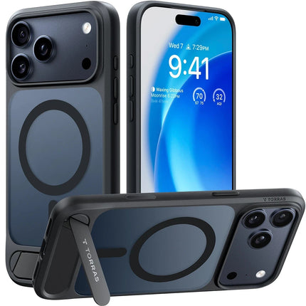 iPhone 17 Pro/18 Pro P Stand Serisi Magsafe Kılıf - Siyah