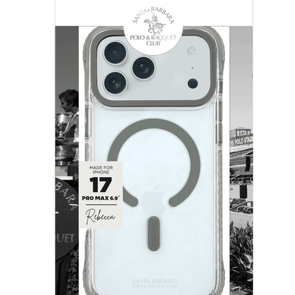 iPhone 17 Pro/18 Pro Rebecca Magsafe Kapak Kılıf - Koyu Gri 6