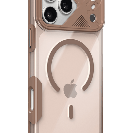 iPhone 17 Pro/18 Pro Zinko Magsafe Kapak Kılıf - Çöl Titanyum 3