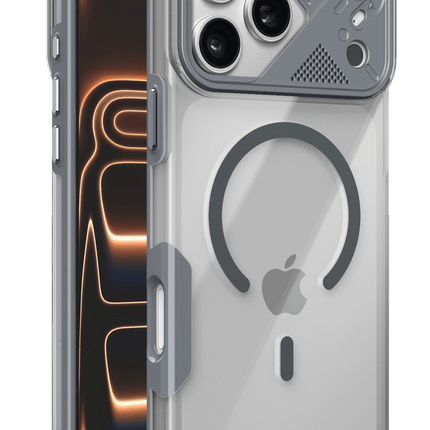 iPhone 17 Pro/18 Pro Zinko Magsafe Kapak Kılıf - Titan Gri