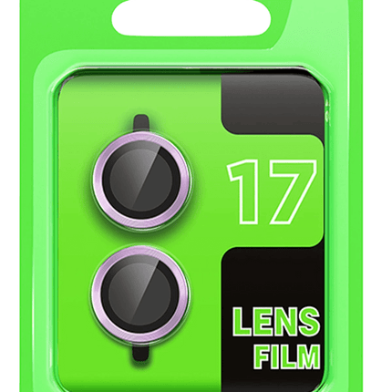 iPhone 17 Raze Metal Kamera Lens - Açık Mor