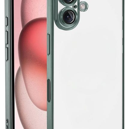 iPhone 17 Razer Lensli Silikon Kılıf - Yeşil