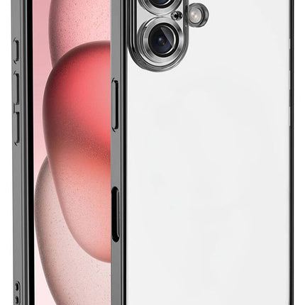 iPhone 17 Razer Lensli Silikon Kılıf - Siyah
