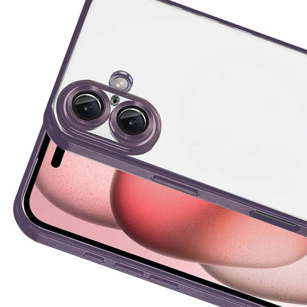 iPhone 17 Razer Lensli Silikon Kılıf - Mor 2