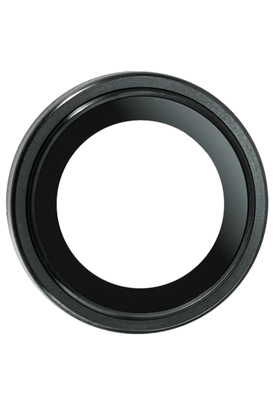 iPhone 17E Titanium Alloy AR Kamera Lens Koruyucu - Siyah