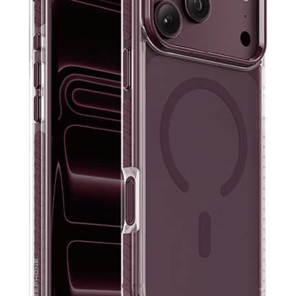 iPhone 18 Pro /17 Pro Shockstar Magsafe Kapak Kılıf - Bordo