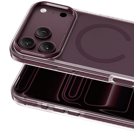 iPhone 18 Pro /17 Pro Shockstar Magsafe Kapak Kılıf - Bordo 2