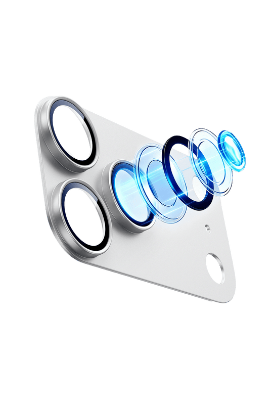 iPhone 18 Pro Armorite Pro Kamera Lens Koruyucu - Gümüş 2