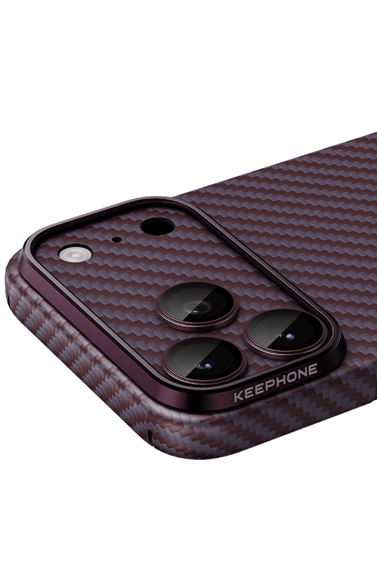 iPhone 18 Pro Kevlar Kamera Lens - Bordo 2 5