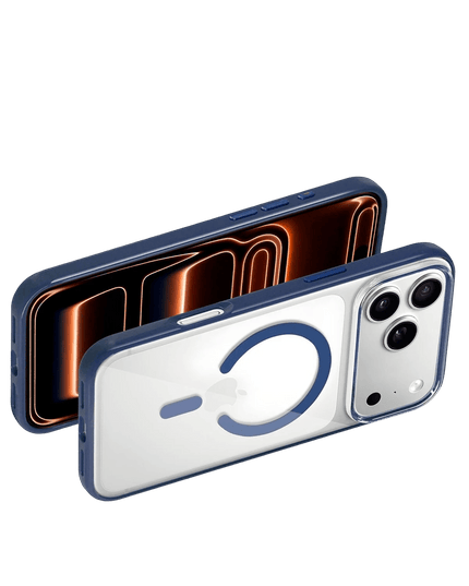 iPhone 18 Pro Max /17 Pro Max HBC-421 Lya Magsafe Kapak Kılıf - Mavi 3