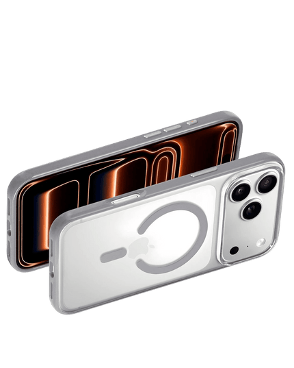iPhone 18 Pro Max /17 Pro Max HBC-421 Lya Magsafe Kapak Kılıf - Gri 3