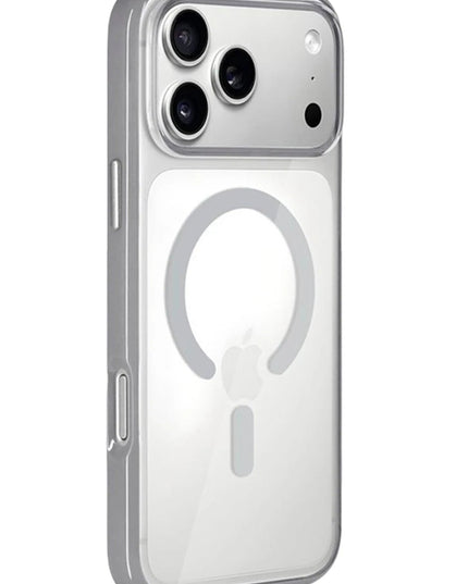 iPhone 18 Pro Max /17 Pro Max HBC-421 Lya Magsafe Kapak Kılıf - Gri 4