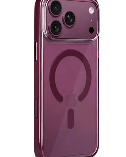 iPhone 18 Pro Max /17 Pro Max HBC-421 Lya Magsafe Kapak Kılıf - Bordo 2