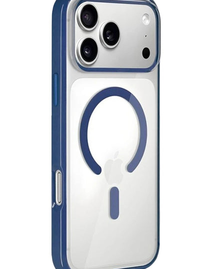iPhone 18 Pro Max /17 Pro Max HBC-421 Lya Magsafe Kapak Kılıf - Mavi 4