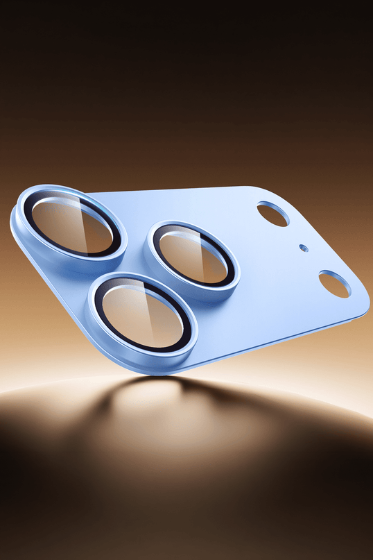 iPhone 18 Pro Max Armorite Pro Kamera Lens Koruyucu - Açık Mavi 4