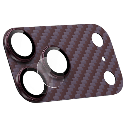 iPhone 18 Pro Max Kevlar Kamera Lens - Bordo 2 3