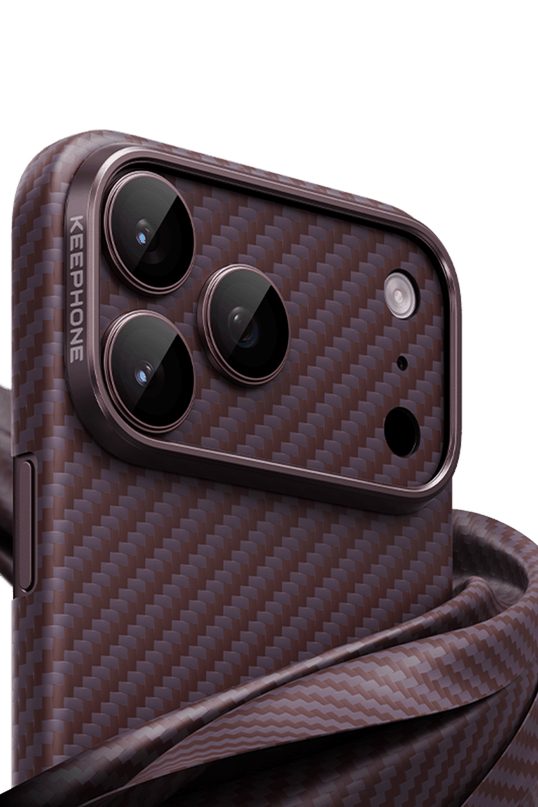 iPhone 18 Pro Max Kevlar Kamera Lens - Bordo 2 4
