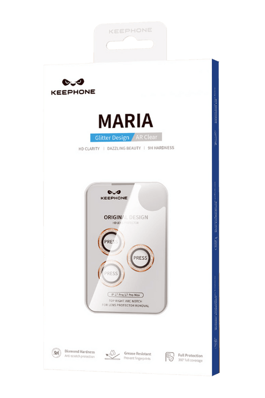 iPhone 18 Pro Max Maria Simli Kamera Lens Koruyucu - Bordo 2