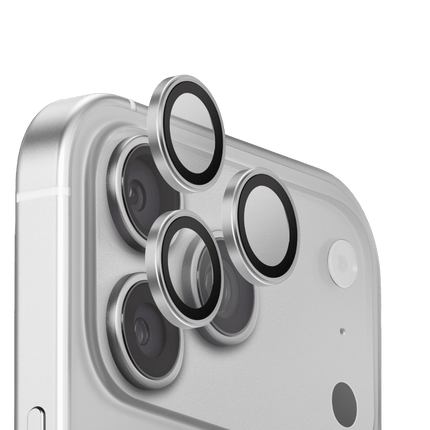 iPhone 18 Pro Max Optix Aluguard Kamera Lens Koruyucu - Gümüş 2