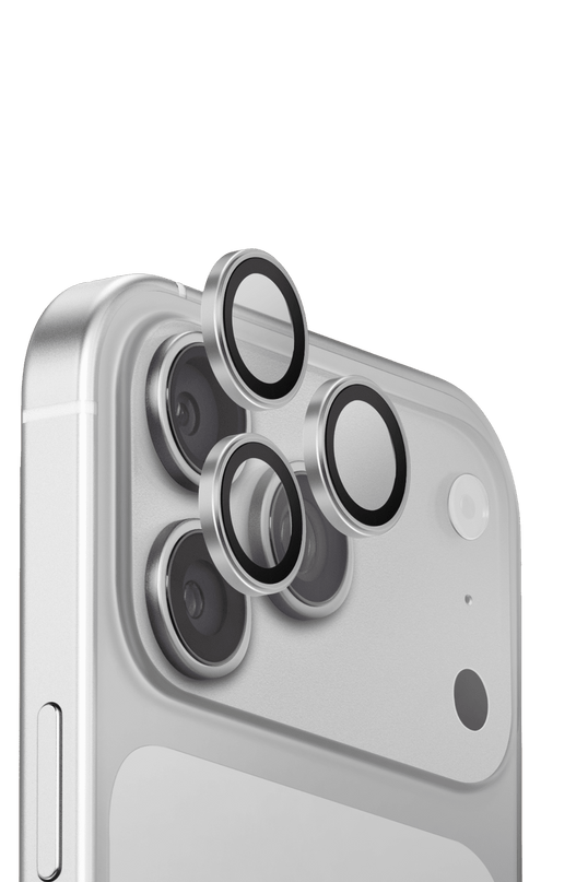 iPhone 18 Pro Max Optix Aluguard Kamera Lens Koruyucu - Gümüş 2