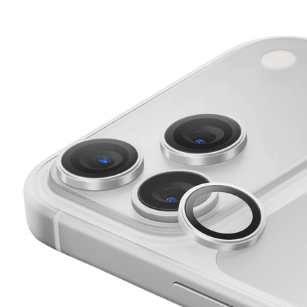 iPhone 18 Pro Max Optix Aluguard Kamera Lens Koruyucu - Gümüş 3