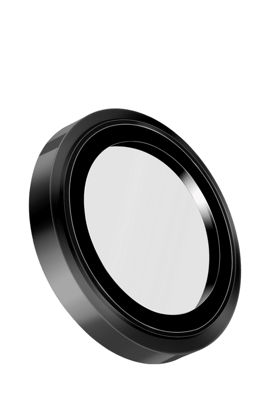 iPhone 18 Pro Max Optix Prime Çelik Çerçeveli Sapphire Kamera Lens Koruyucu - Koyu Gri 3