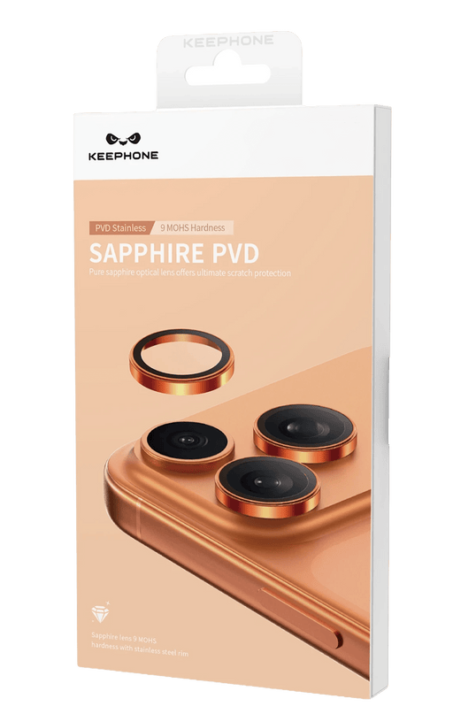 iPhone 18 Pro Max Sapphire PVD Kamera Lens - Bordo 2