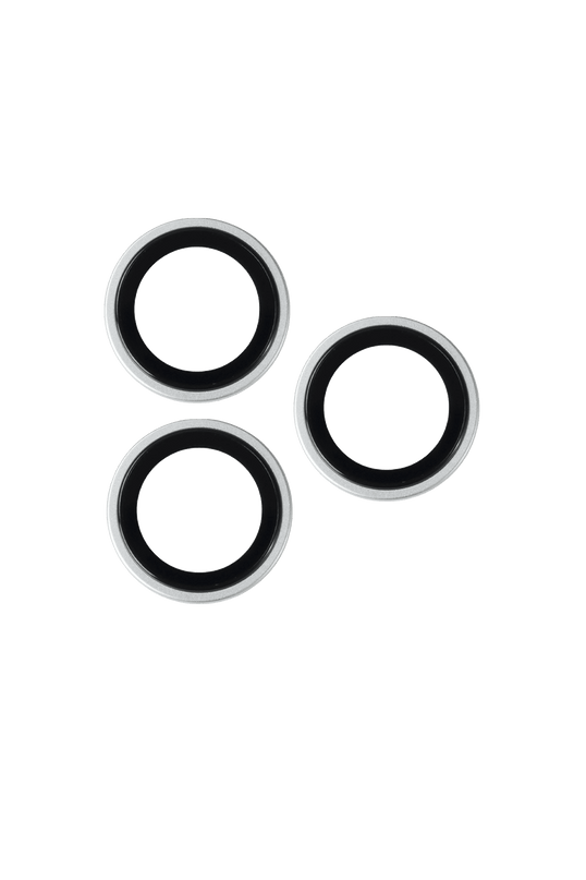 iPhone 18 Pro Max Sapphire PVDSS Kamera Lens Koruyucu - Gümüş 3