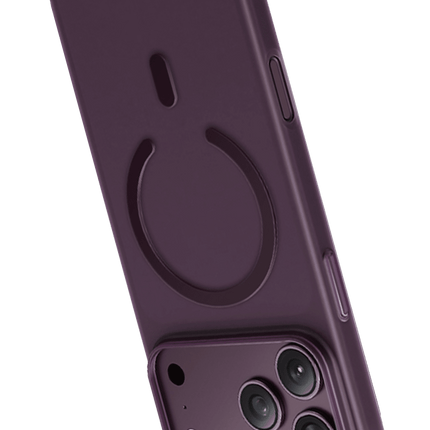 iPhone 18 Pro Max/17 Pro Max AirSkin Pro Magsafe Kılıf - Bordo 4