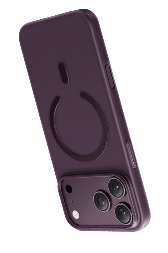 iPhone 18 Pro Max/17 Pro Max AirSkin Pro Magsafe Kılıf - Bordo 4