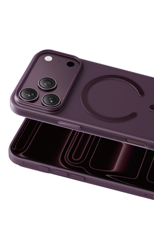 iPhone 18 Pro Max/17 Pro Max AirSkin Pro Magsafe Kılıf - Bordo 2