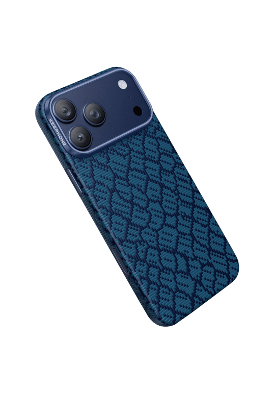 iPhone 18 Pro Max/17 Pro Max Drakon Aramid Magsafe Kapak Kılıf - Lacivert 3