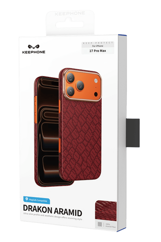 iPhone 18 Pro Max/17 Pro Max Drakon Aramid Magsafe Kapak Kılıf - Siyah 2 5