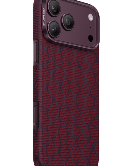 iPhone 18 Pro Max/17 Pro Max Drakon Aramid Magsafe Kapak Kılıf - Bordo