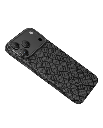 iPhone 18 Pro Max/17 Pro Max Drakon Aramid Magsafe Kapak Kılıf - Siyah 2