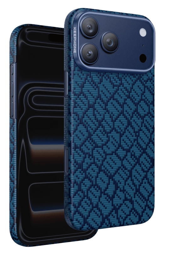 iPhone 18 Pro Max/17 Pro Max Drakon Aramid Magsafe Kapak Kılıf - Lacivert