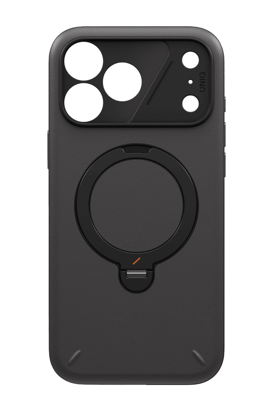 iPhone 18 Pro Max/17 Pro Max Elix Rotating Kickstand Kapak Kılıf - Siyah 2