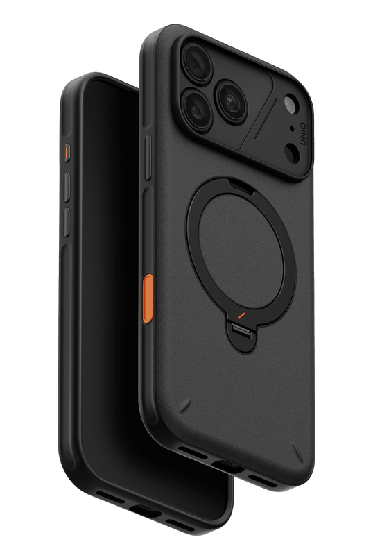 iPhone 18 Pro Max/17 Pro Max Elix Rotating Kickstand Kapak Kılıf - Siyah