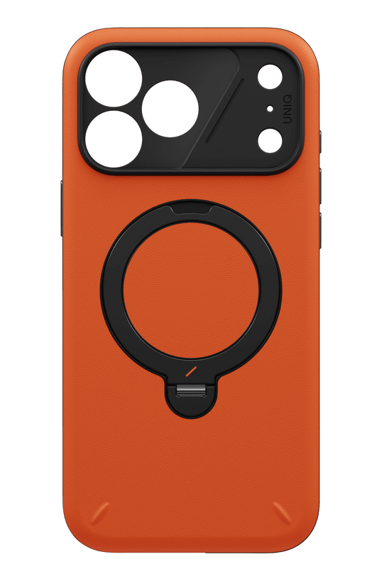 iPhone 18 Pro Max/17 Pro Max Elix Rotating Kickstand Kapak Kılıf - Turuncu 2