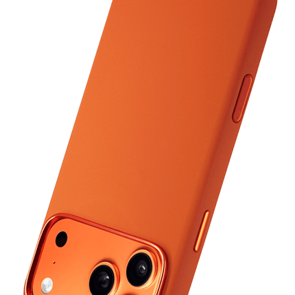 iPhone 18 Pro Max/17 Pro Max HBC-452 Peridot Magsafe Kapak Kılıf - Turuncu 4