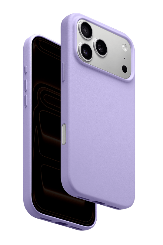 iPhone 18 Pro Max/17 Pro Max HBC-475 Pacaya Deri Kapak Kılıf - Mor